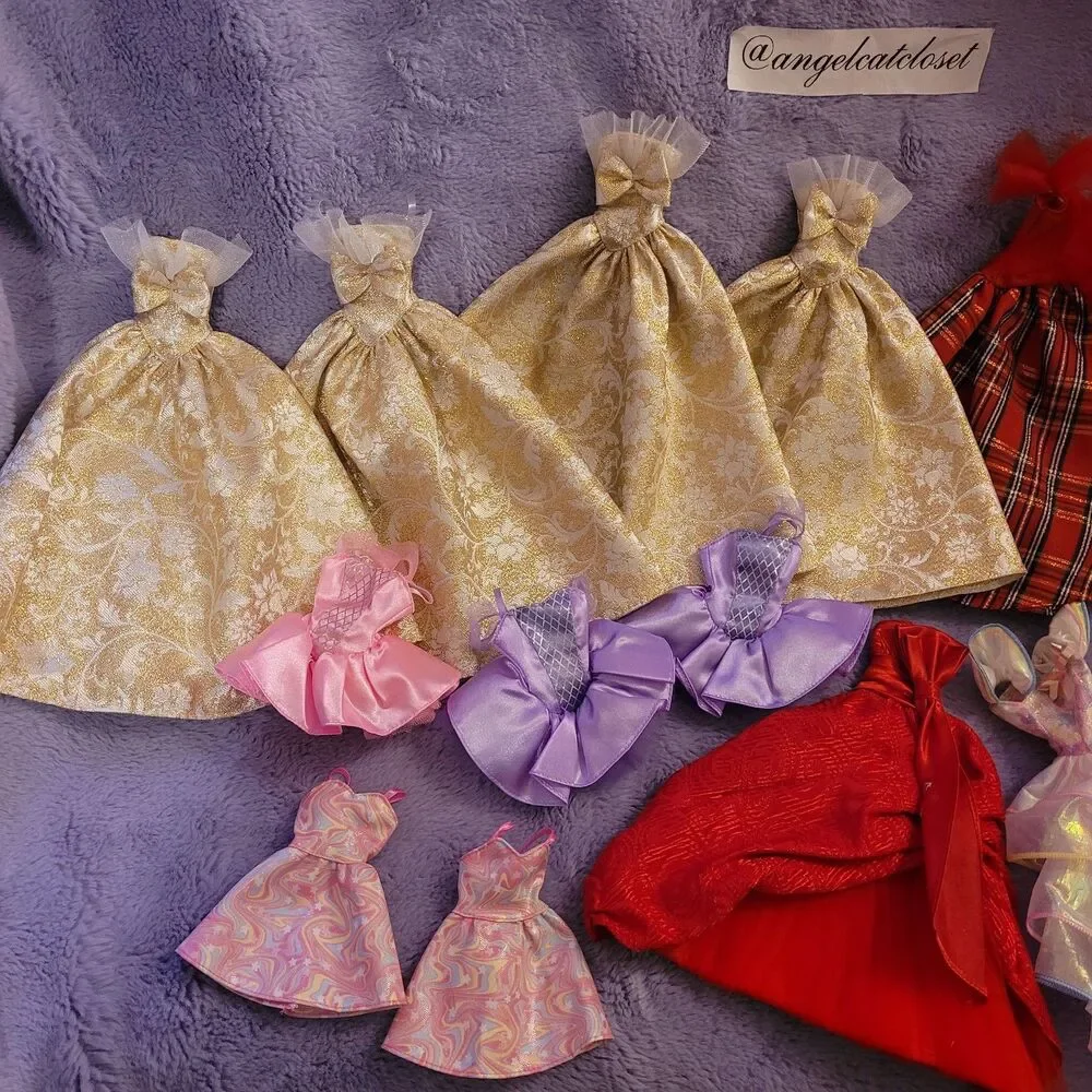 Barbie Model Muse Gown Lot Collector Christmas Holiday Dress Dresses Fancy Style